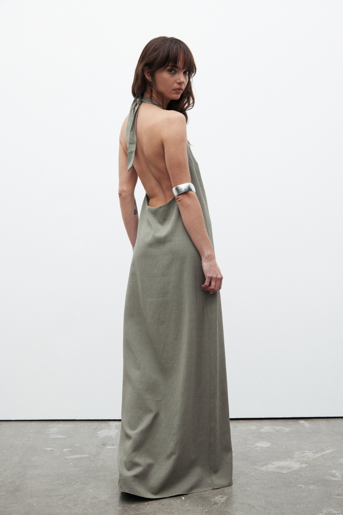 EMERON DRESS - TAUPE