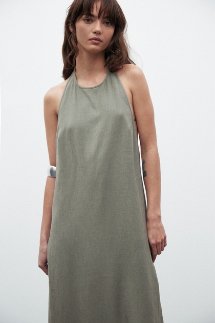 EMERON DRESS - TAUPE