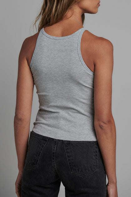 MALISSA TANK - GREY MARLE