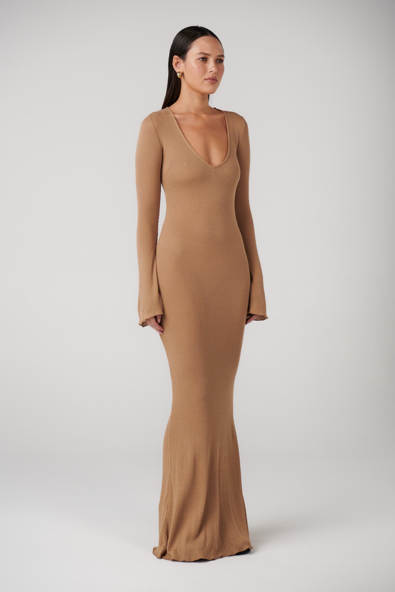 DANITA MAXI DRESS - LATTE