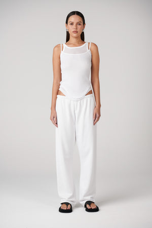 ARTI TRACK PANT - WHITE