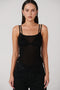 DATON SINGLET TOP - BLACK