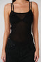 DATON SINGLET TOP - BLACK