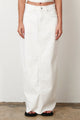 HUDSON MAXI SKIRT - GEISHA WHITE