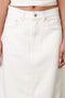 HUDSON MAXI SKIRT - GEISHA WHITE