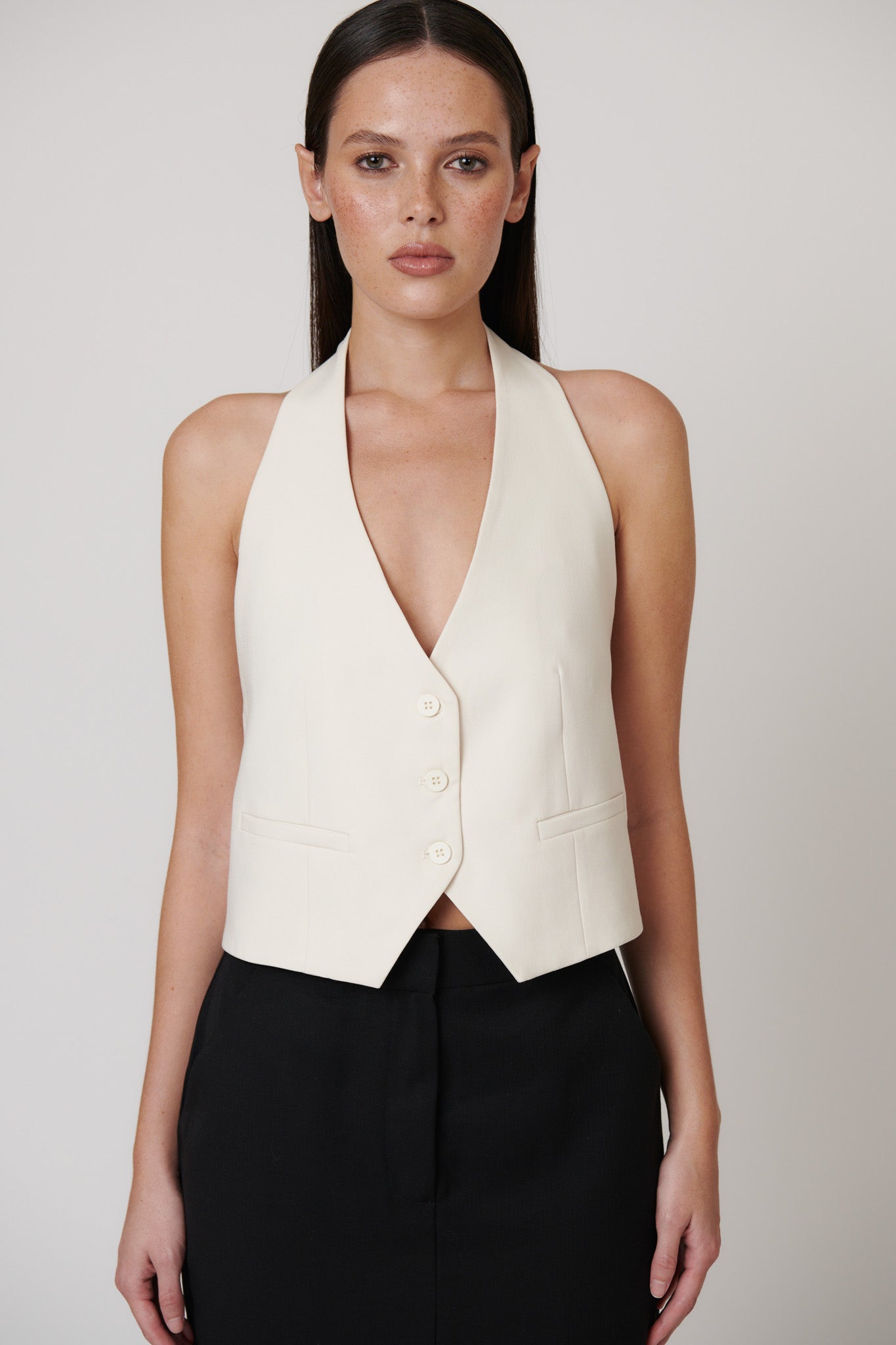 CORI VEST - IVORY