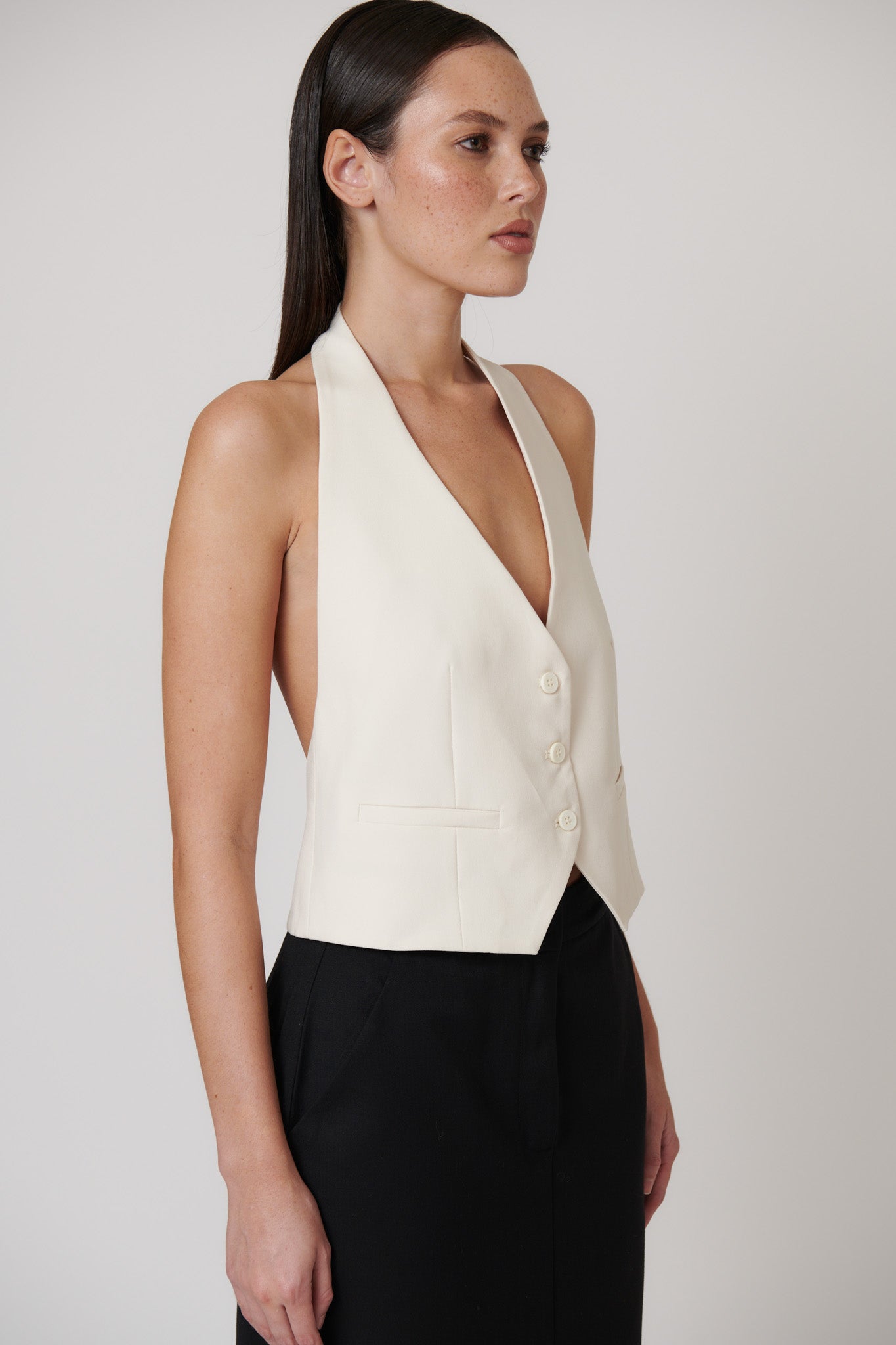 CORI VEST - IVORY