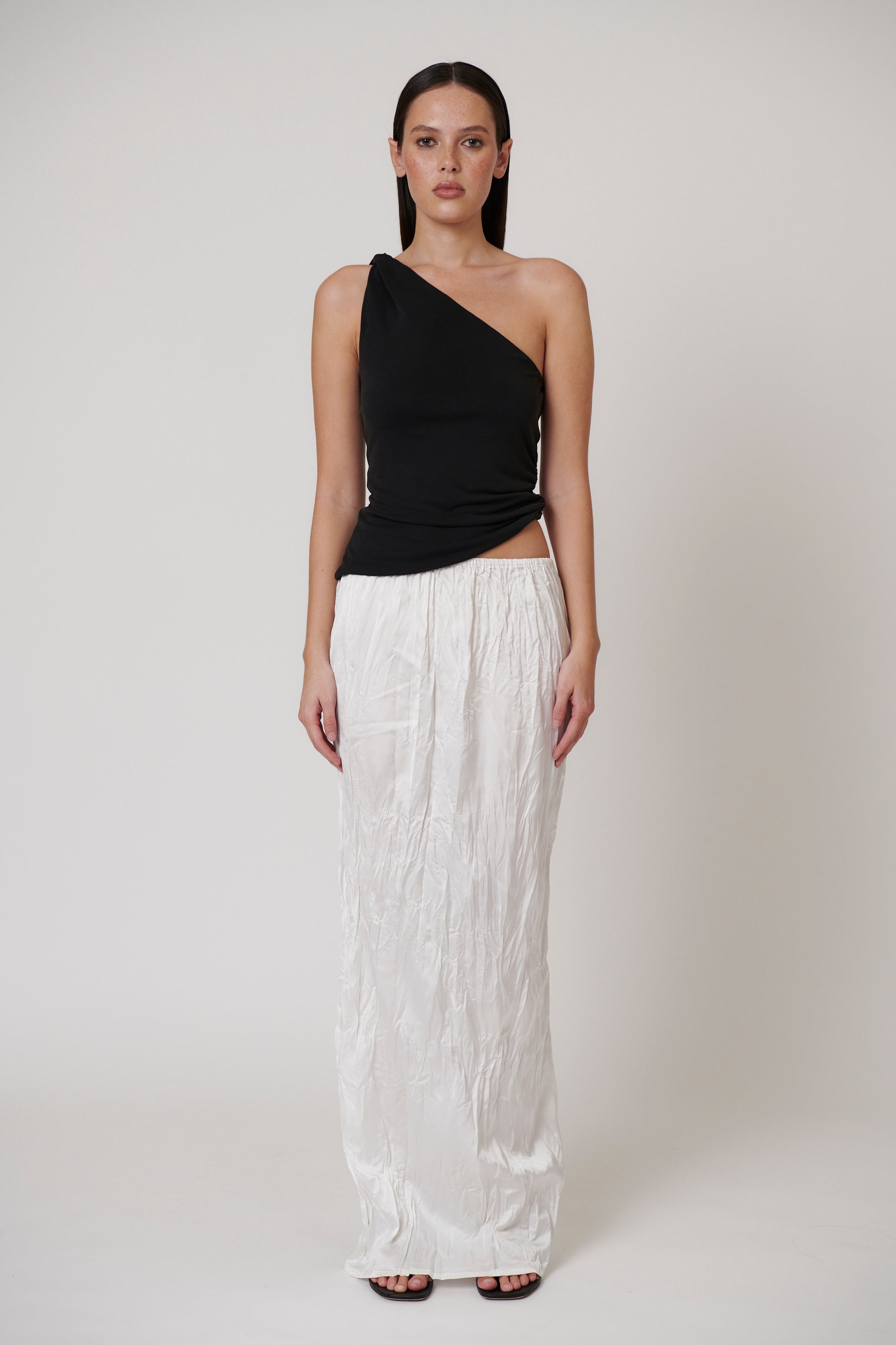 RIVER MAXI SKIRT - IVORY