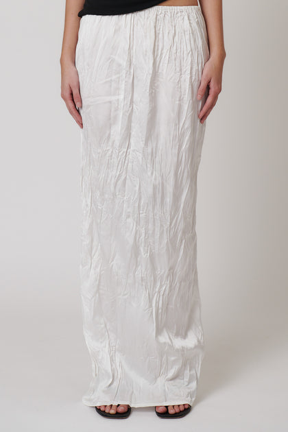 RIVER MAXI SKIRT - IVORY