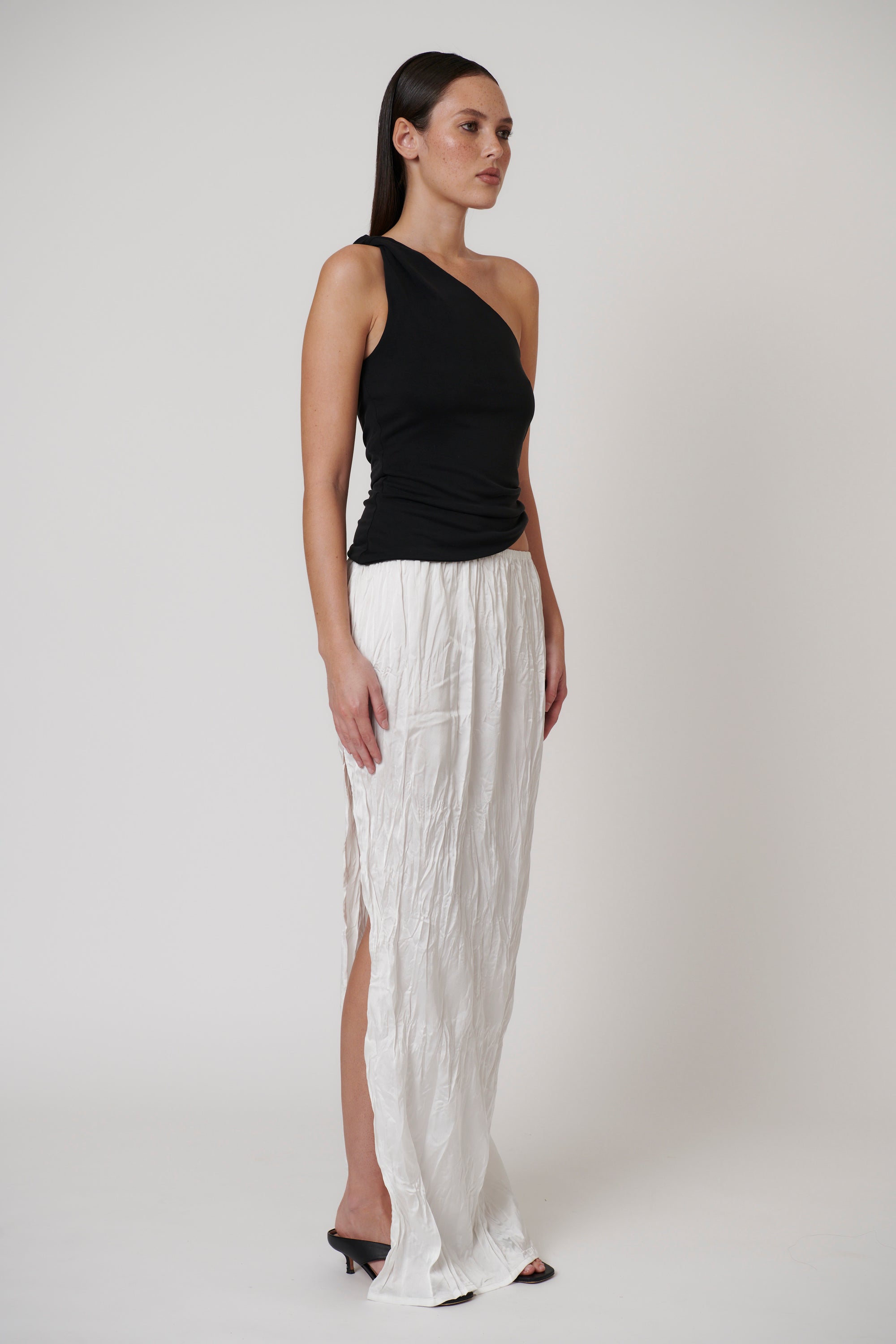 RIVER MAXI SKIRT - IVORY