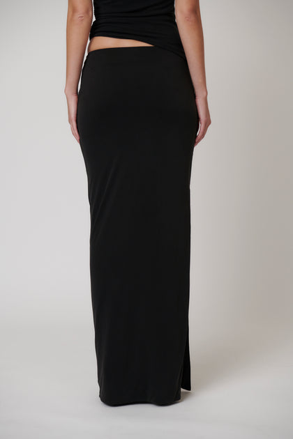 MAIA MAXI SKIRT - BLACK