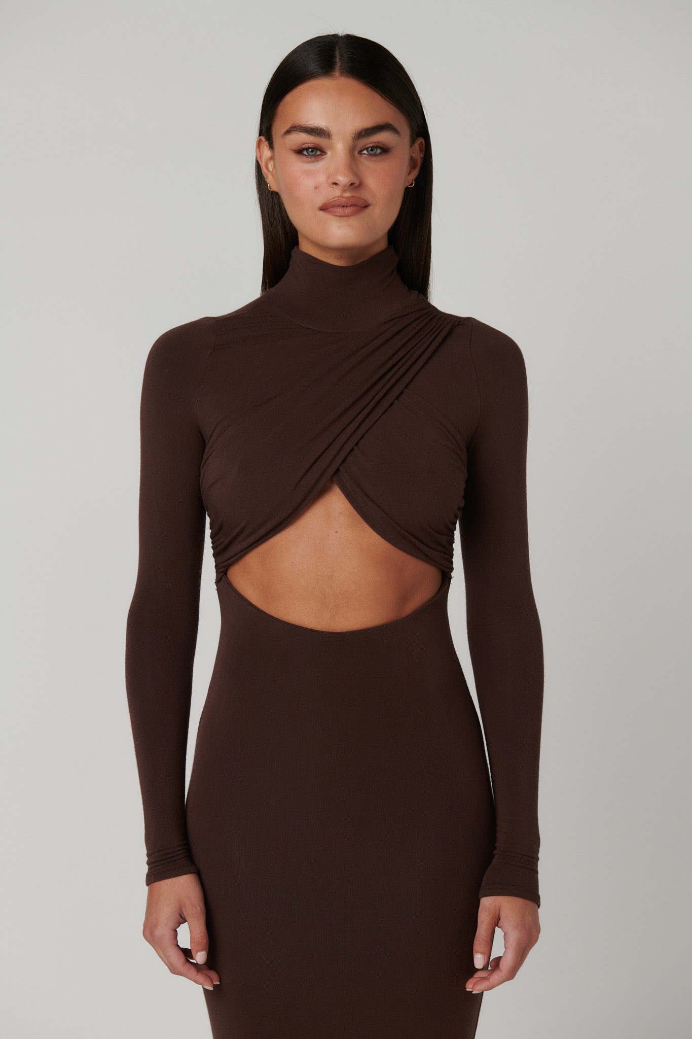 MANARA DRESS - CHOCOLATE