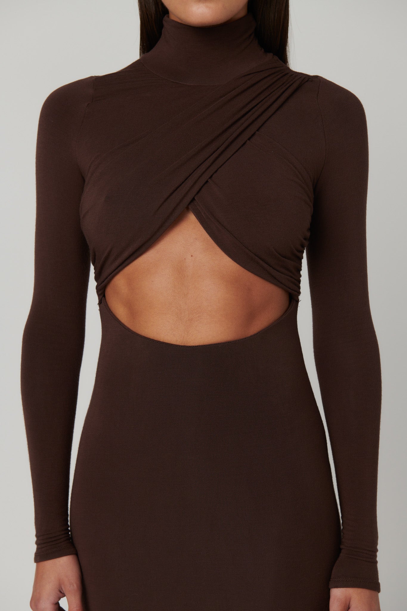 MANARA DRESS - CHOCOLATE