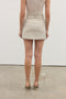 BECKETT MINI SKIRT - STONE