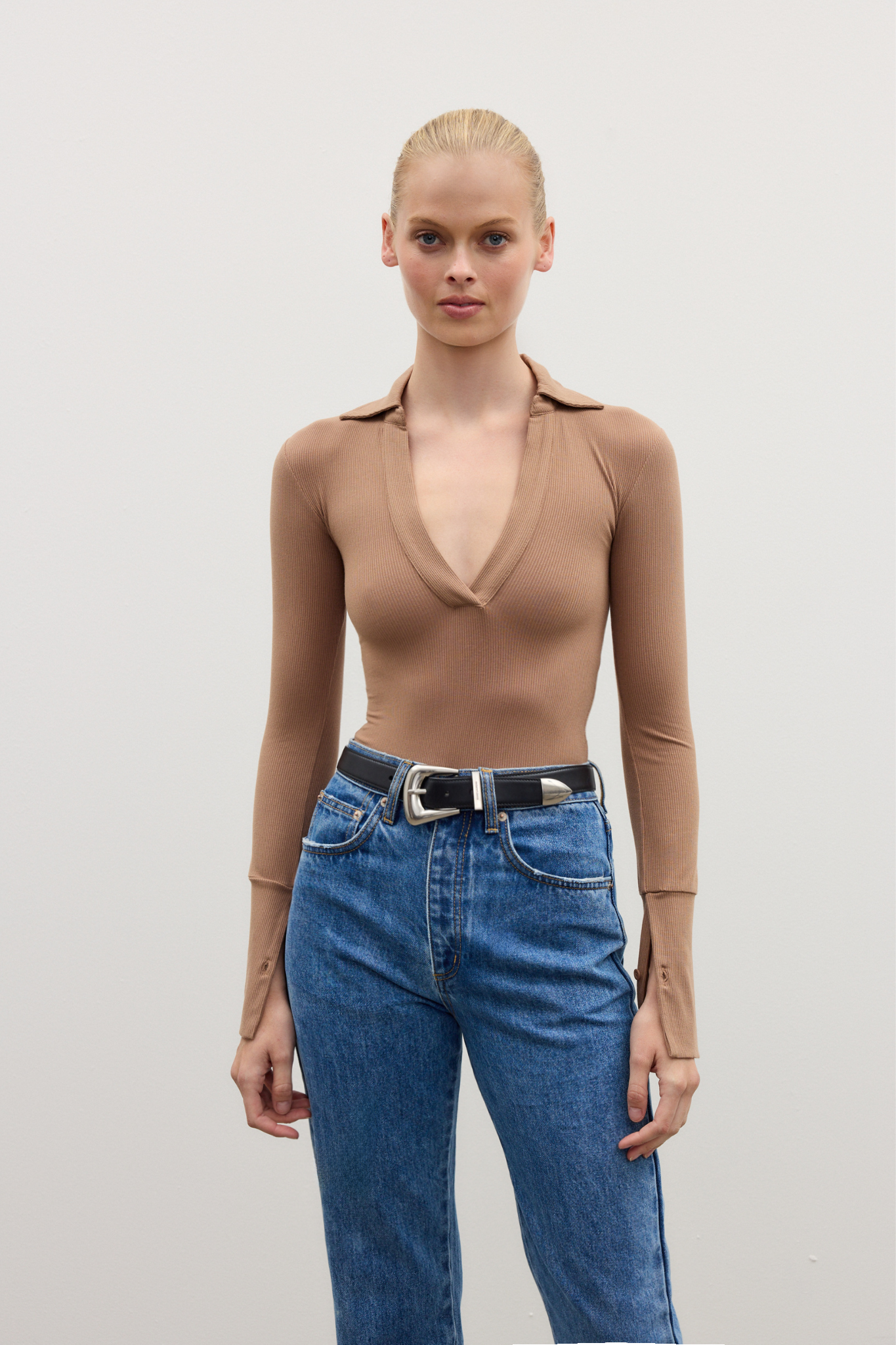 CELINE BODYSUIT - MACCHIATO