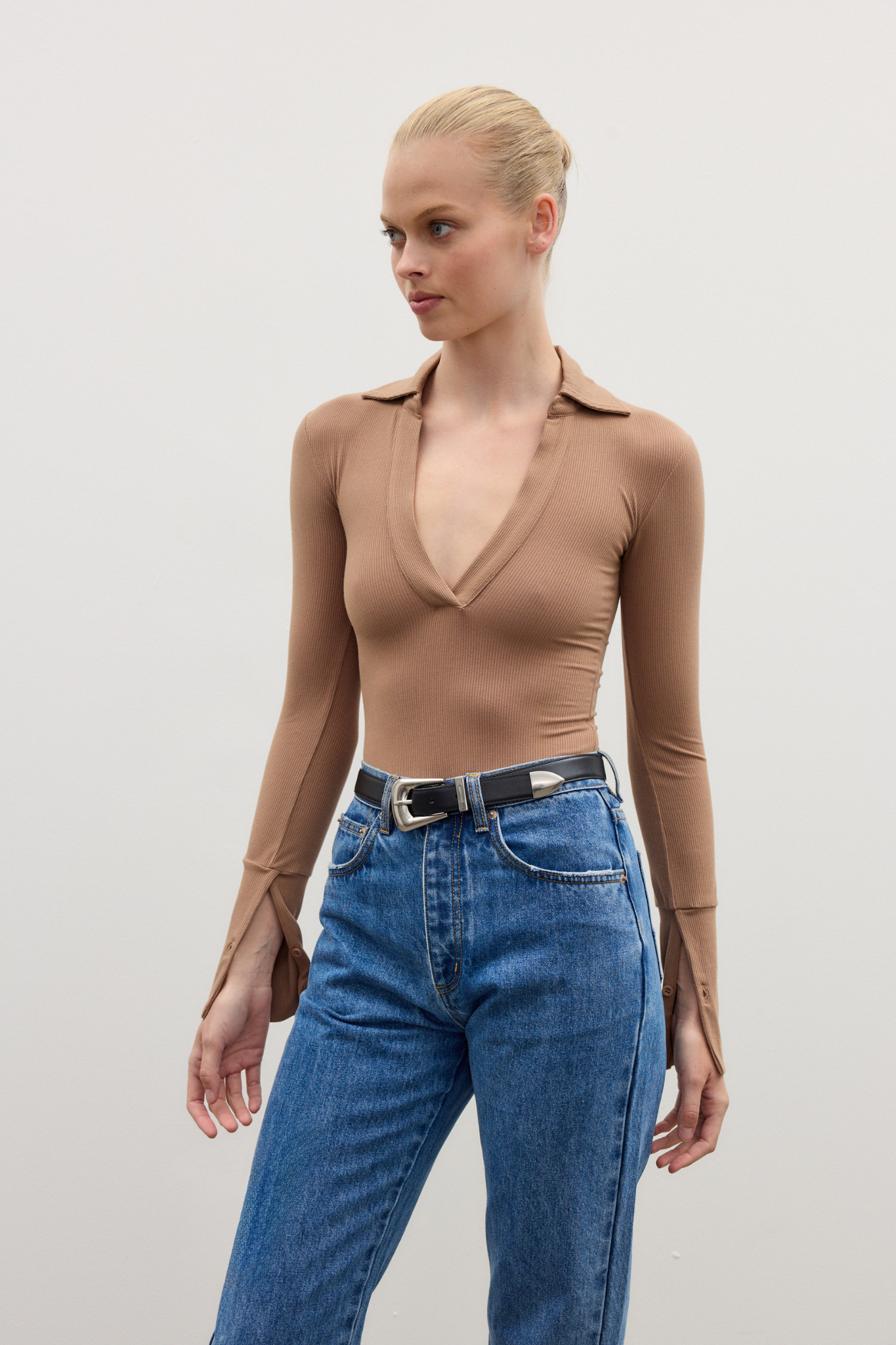 CELINE BODYSUIT - MACCHIATO