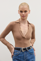 CELINE BODYSUIT - MACCHIATO