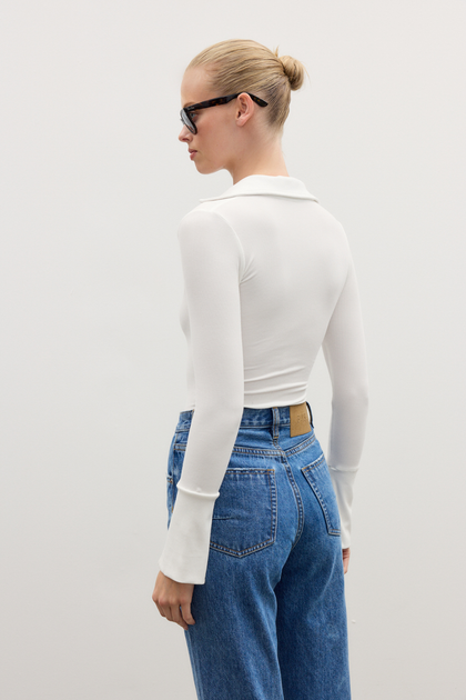 CELINE BODYSUIT - WHITE