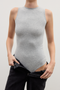 LAYLA BODYSUIT - GREY MARLE