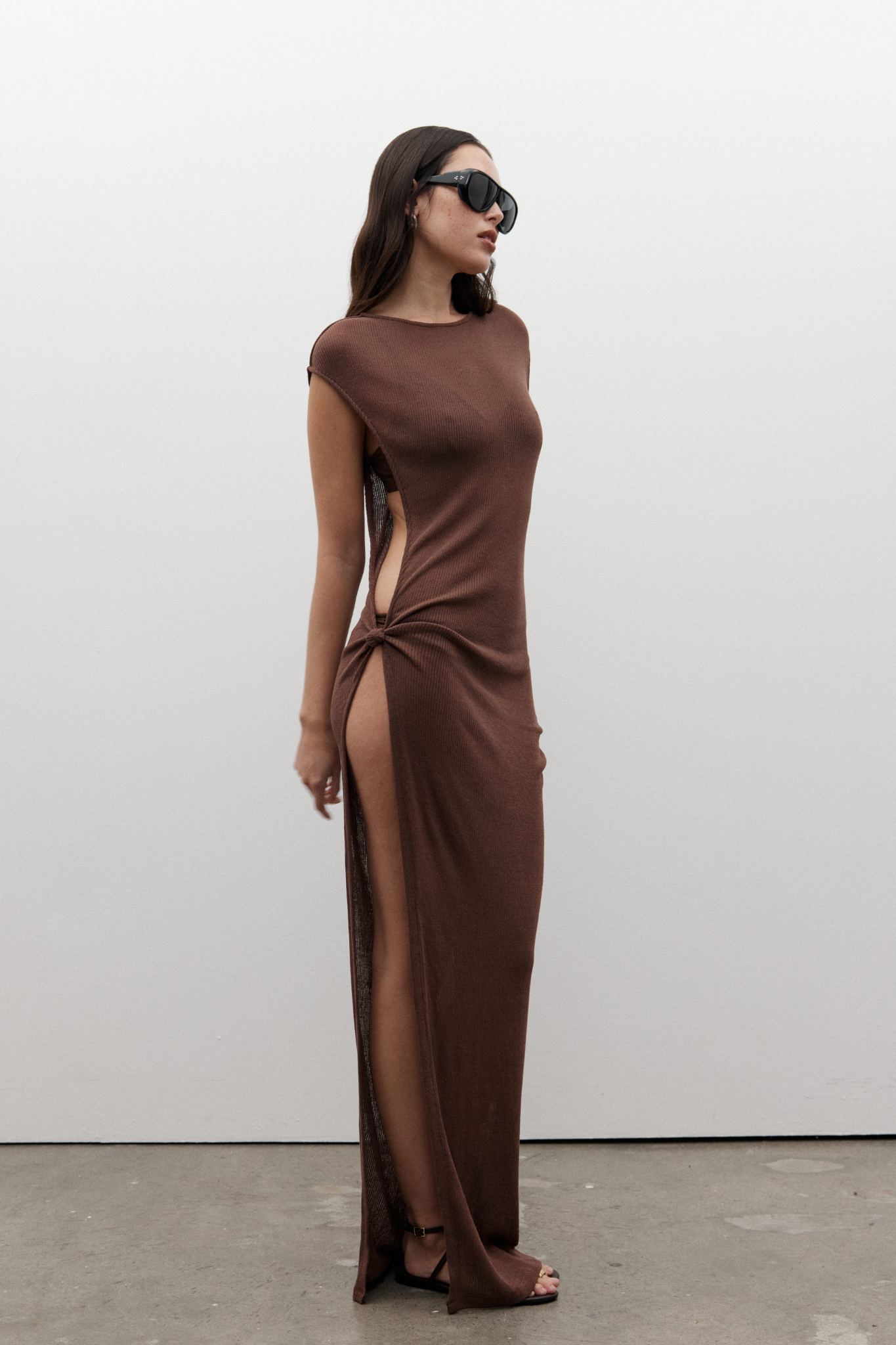 ELEANOR DRESS - BARK