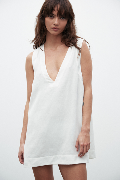 SKYLAR DRESS - WHITE