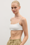 AURA CROP TOP - WHITE