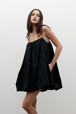 CARRIE MINI DRESS - BLACK