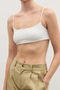 AURA CROP TOP - WHITE