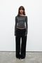 ZINNIA TOP - DARK HEATHER GREY