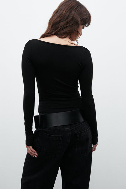 NINA BODYSUIT - BLACK