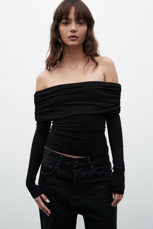 ALESSANDRA TOP - BLACK