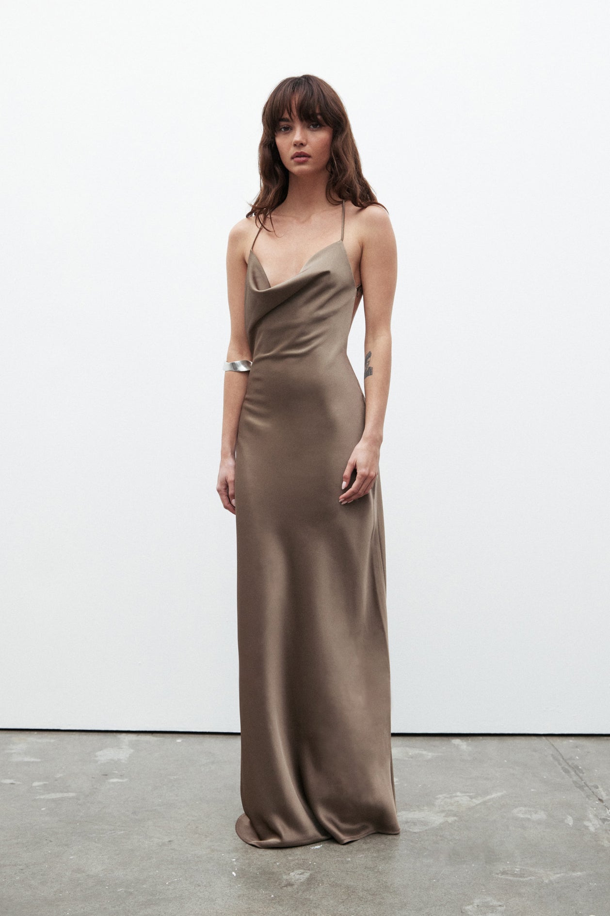 LEYANNA DRESS - KHAKI