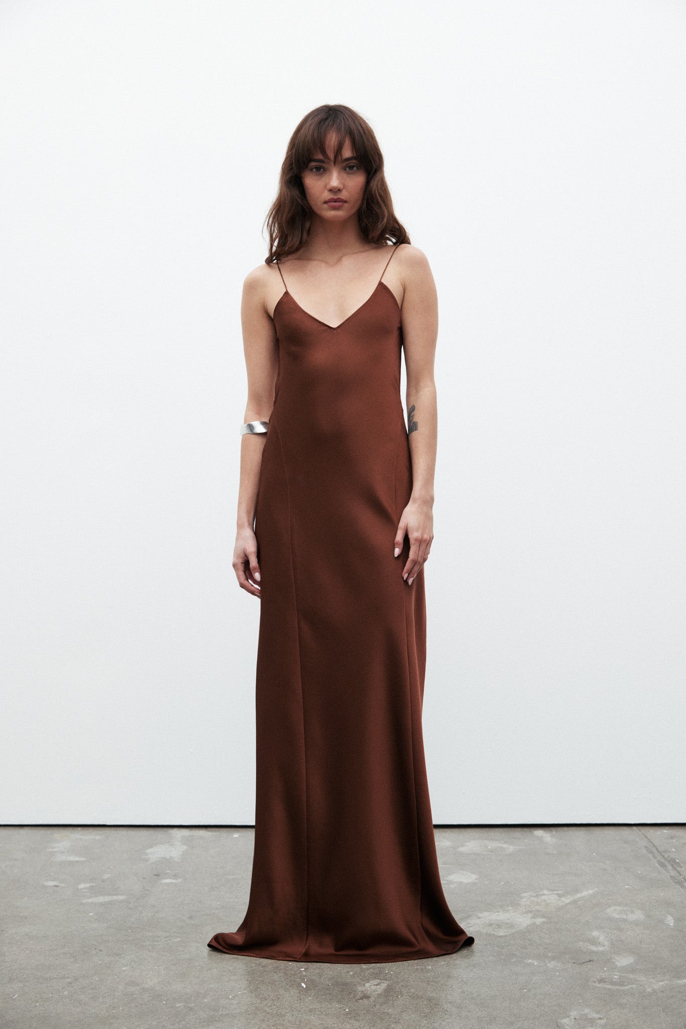 LUANA DRESS - CHESTNUT