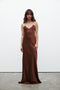 LUANA DRESS - CHESTNUT