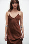 LUANA DRESS - CHESTNUT