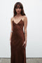 LUANA DRESS - CHESTNUT