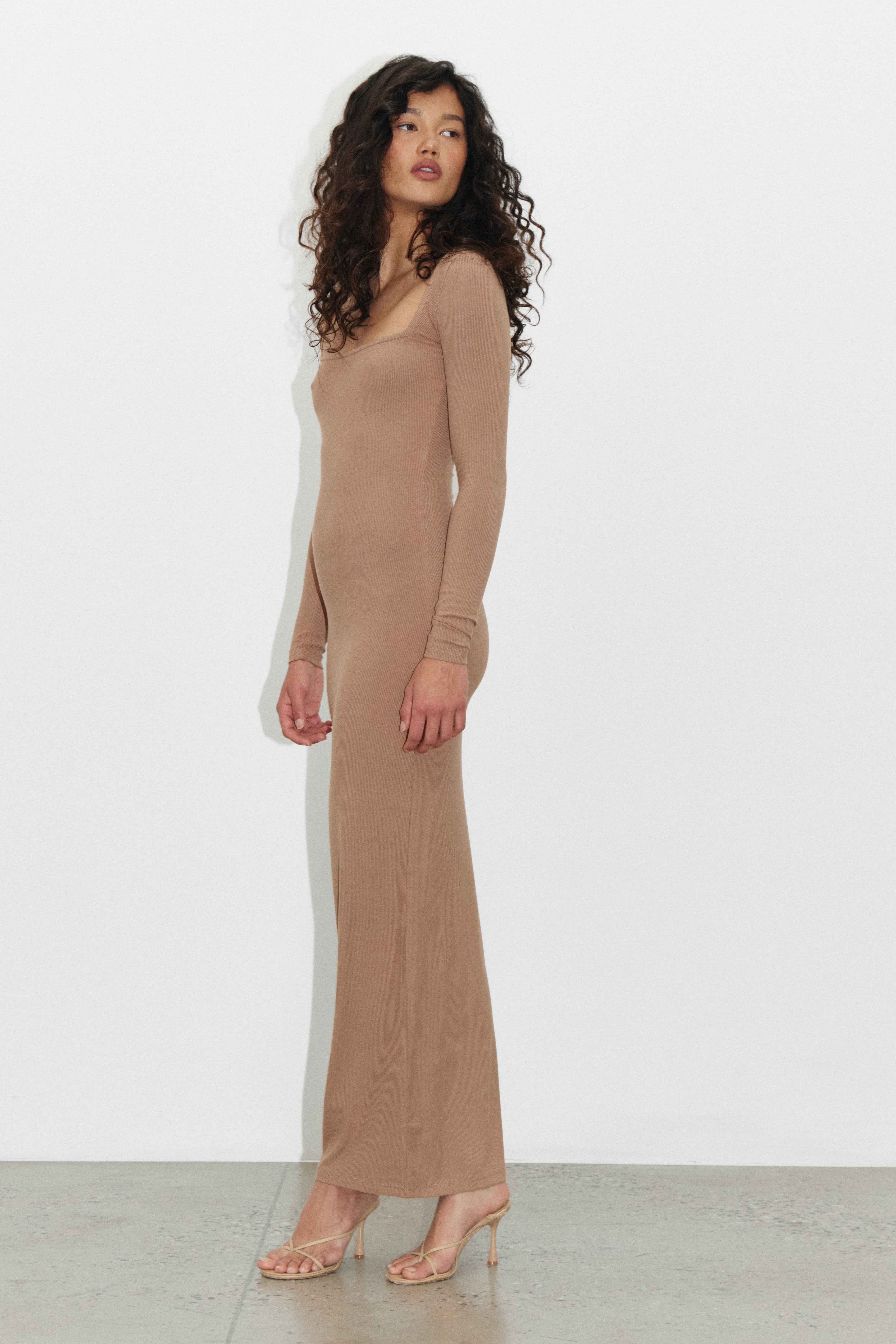 NINA MAXI DRESS - MACCHIATO