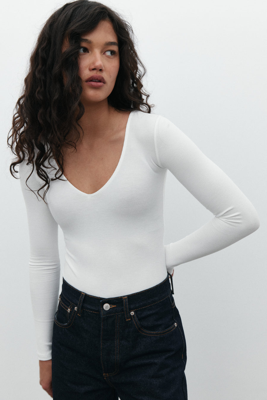 ATHERTON BODYSUIT - WHITE