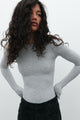 ELISE BODYSUIT - GREY MARLE