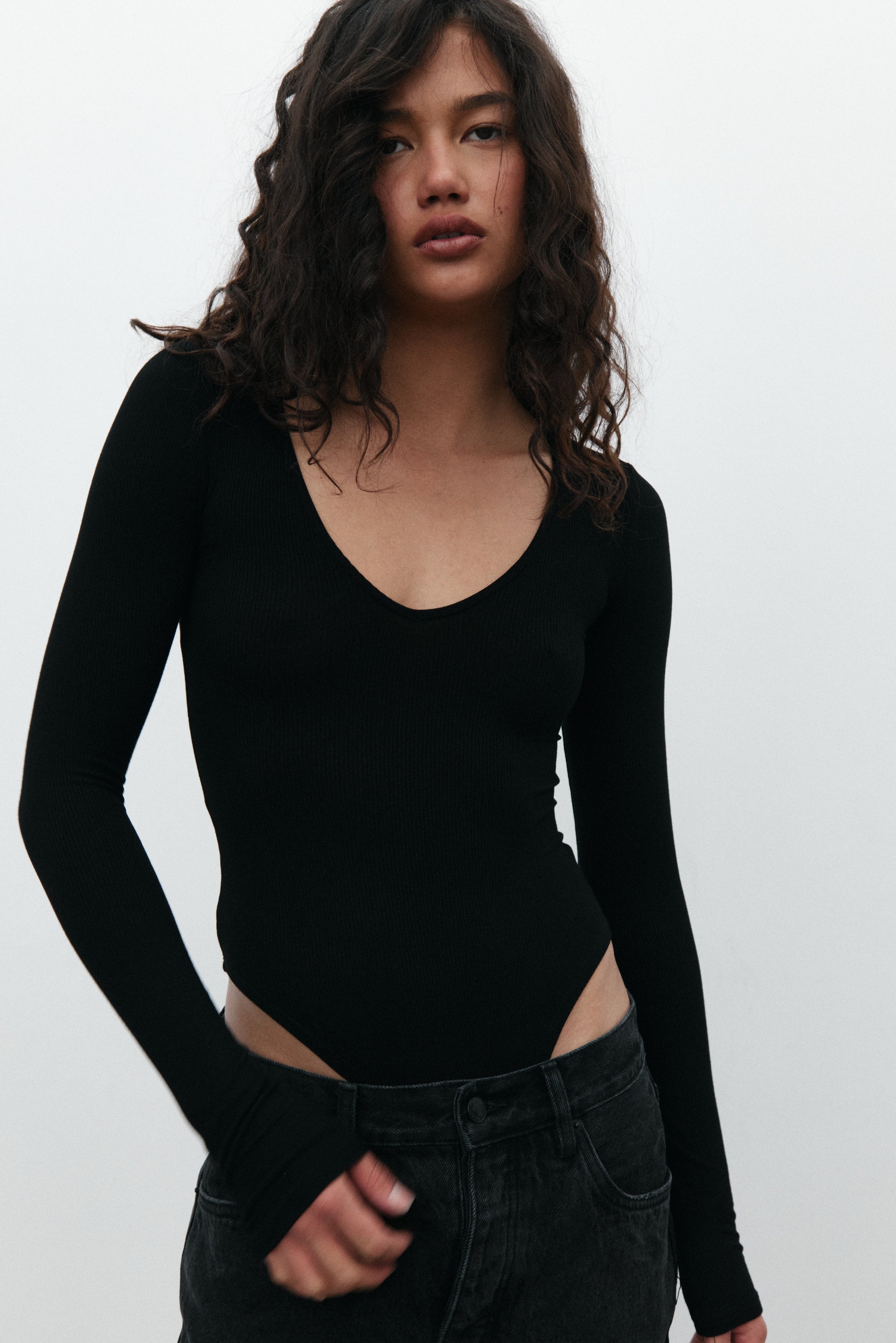 ATHERTON BODYSUIT - BLACK