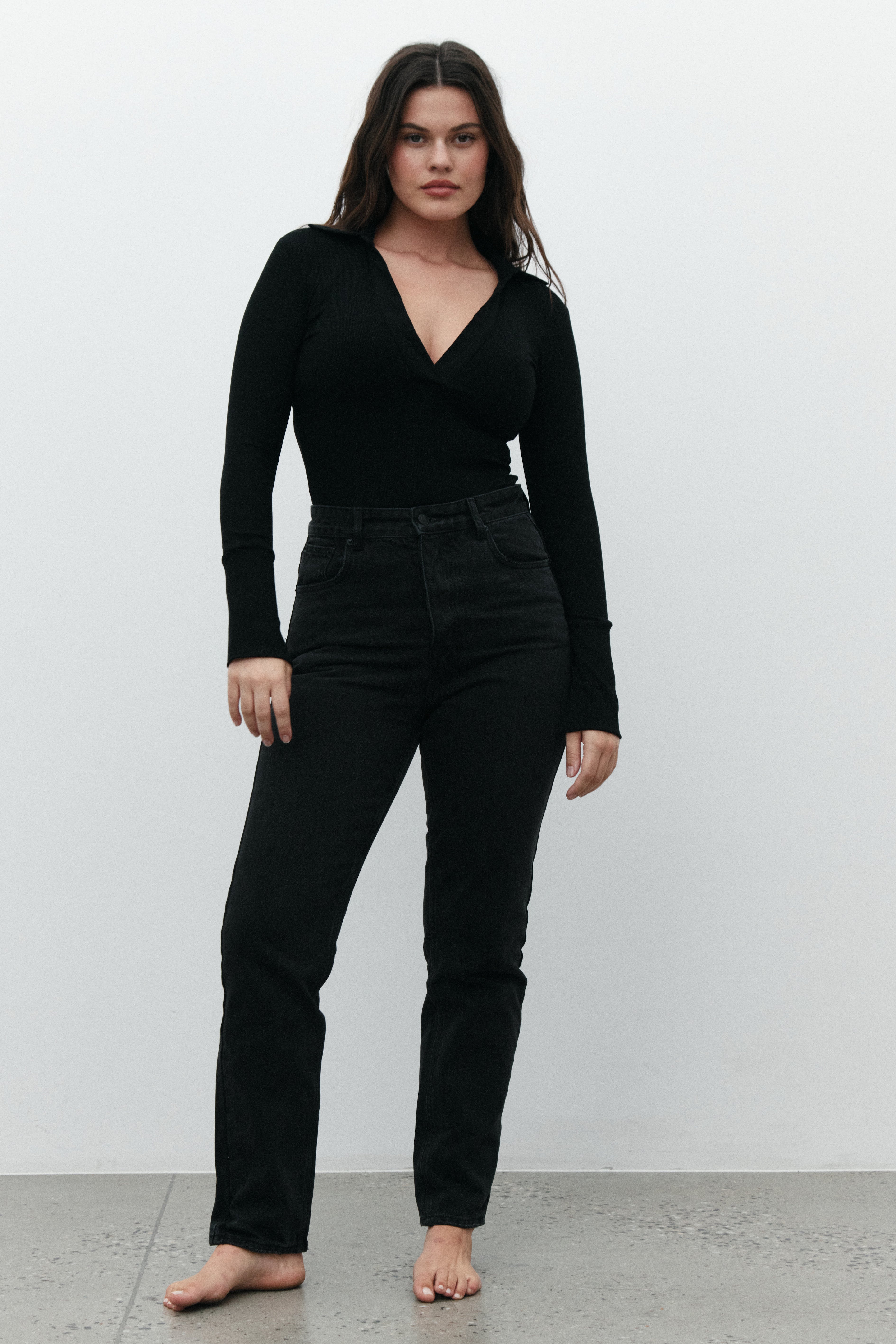 CELINE BODYSUIT - BLACK