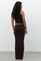 EDEN MAXI SKIRT - CHOCOLATE