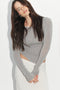 ANISA TOP - DOVE GREY