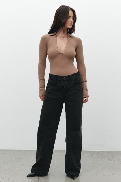 CELINE BODYSUIT - MACCHIATO