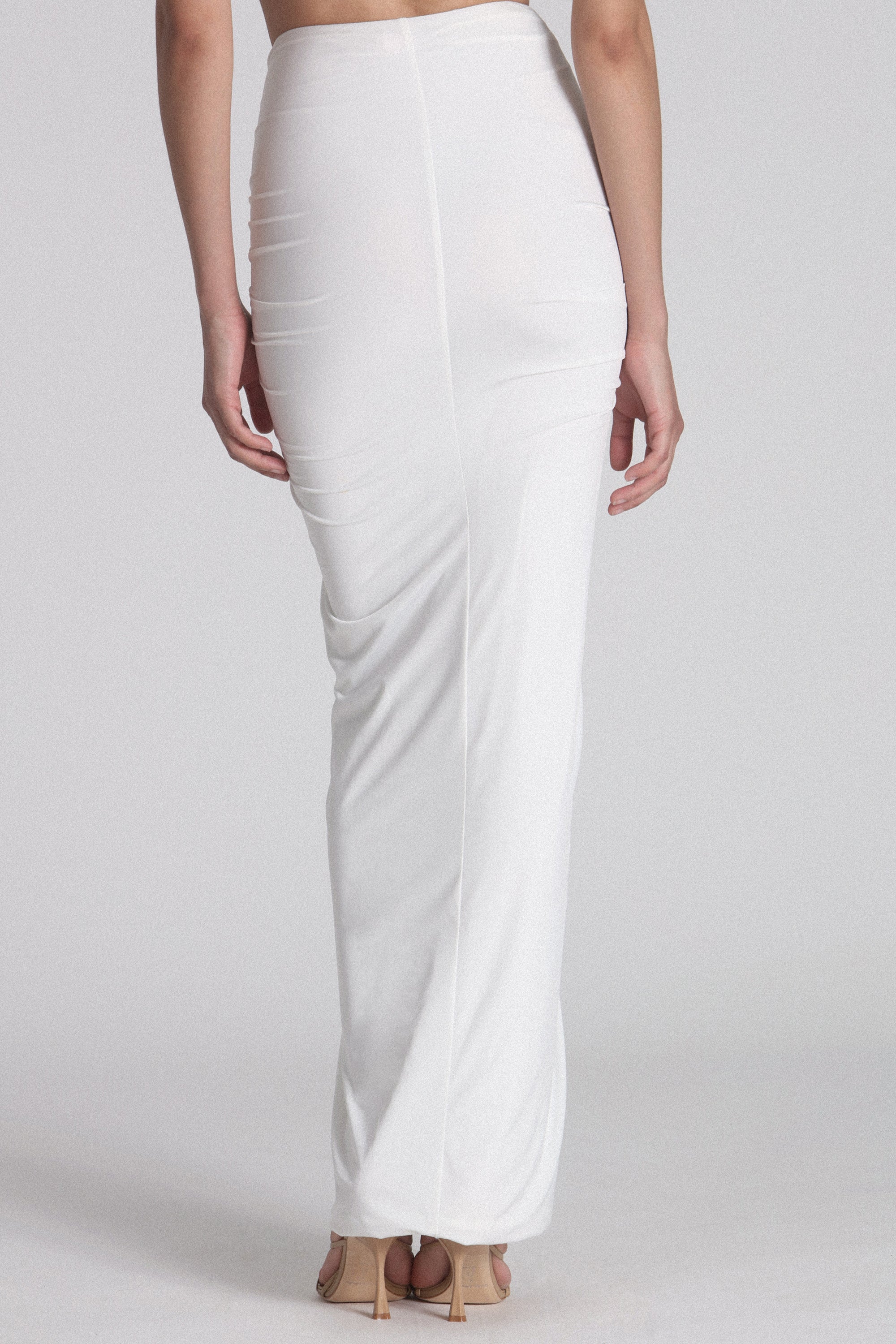 MANHATTAN MAXI SKIRT - WHITE