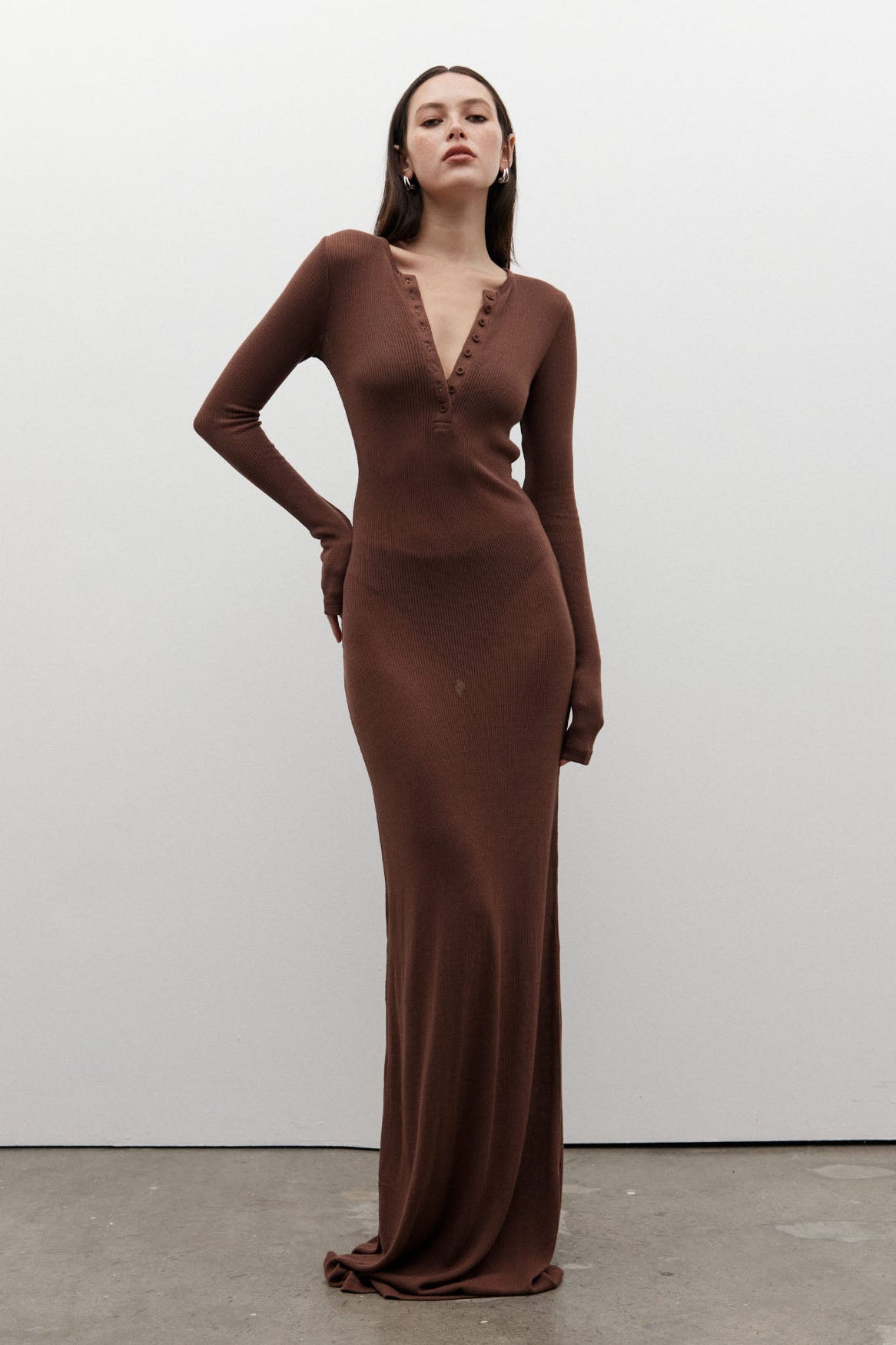 KATJA MAXI DRESS - BARK